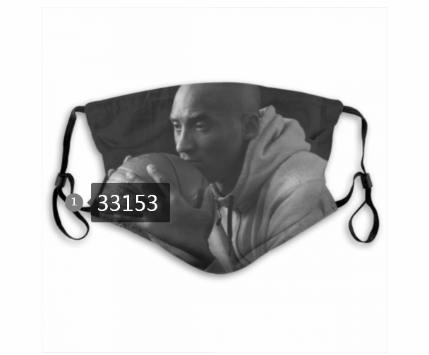 2021 NBA Los Angeles Lakers #24 kobe bryant 33153 Dust mask with filter